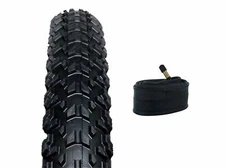 Zol Bundle Pack  Mtb Bike Tires and Bicycle Tube 26x2.25 Schrader 48mm Valve