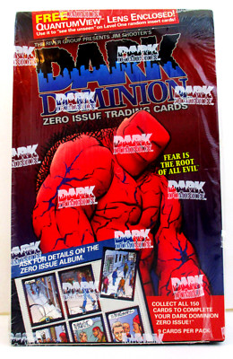 Dark Dominion Trading Cards Sealed Box 1993 Zero Issue Make Comic Book Cards
