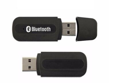 USB 2.1 Wireless Bluetooth 3.5mm AUX Audio Stereo Music Car Receiver Adapter PC