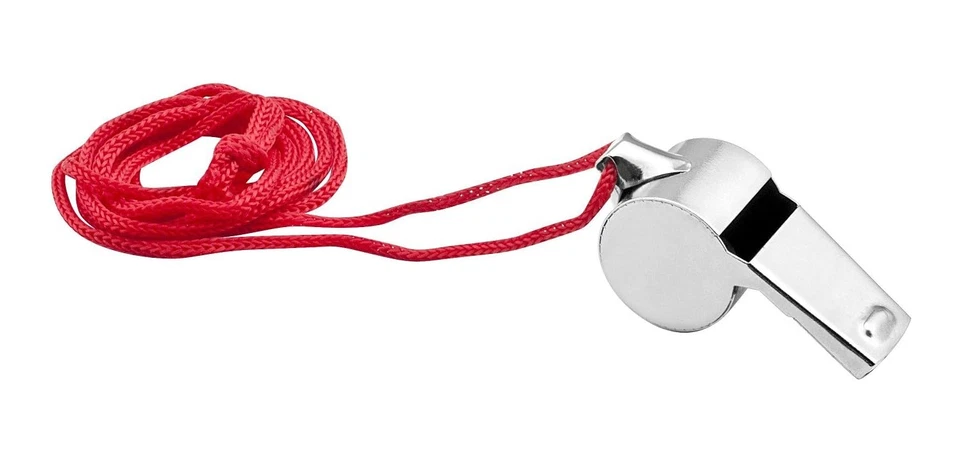 WONDAY Sifflet en métal JPC avec cordon