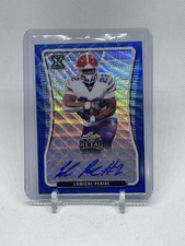 2020 Leaf Metal Draft Blue Wave /20 Lamical Perine #BA-LP1 Auto NY Jets