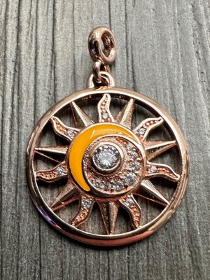 New Pandora Rose Gold Plated Pandora ME Sun Power Medallion Charm