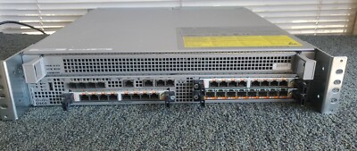 Cisco ASR1002 V06 Router w/ Dual PWR,(2) SPA-8X1FE-TX-V2  (1) SPA-8X1GE-V2