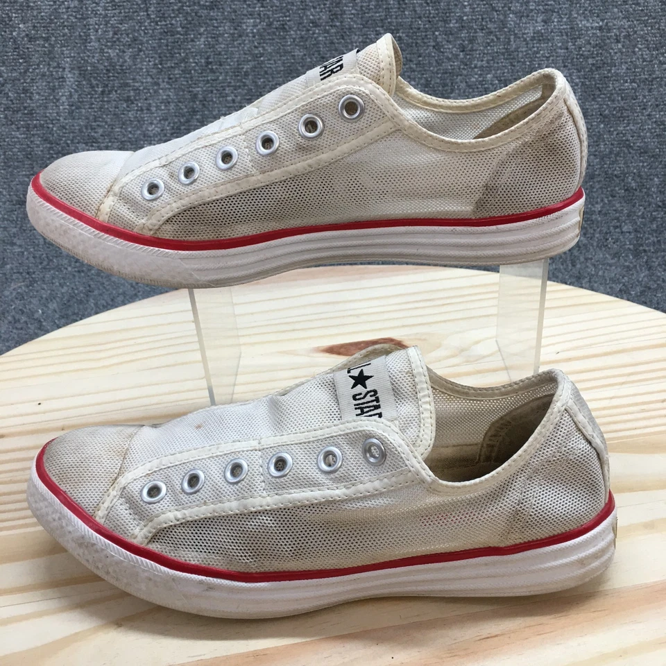 Converse туфли женщин 7 Chuck Taylor все звезды поскользнуться на кроссовок белый сетки низкий верх - Изображение 2 из 4