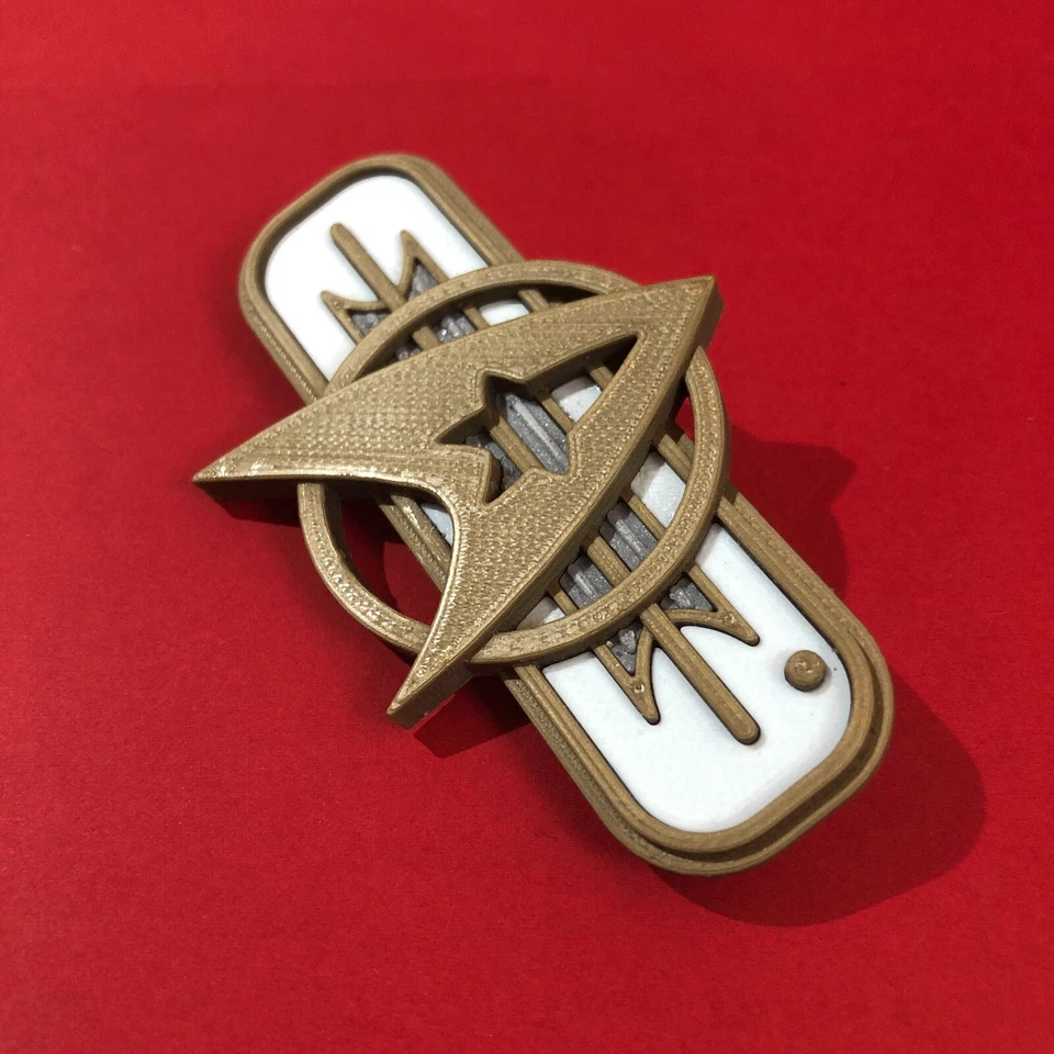 Star Trek 'The Wrath of Khan' Starfleet Uniform Insignia Badge (3D Printed) - image 2 of 4