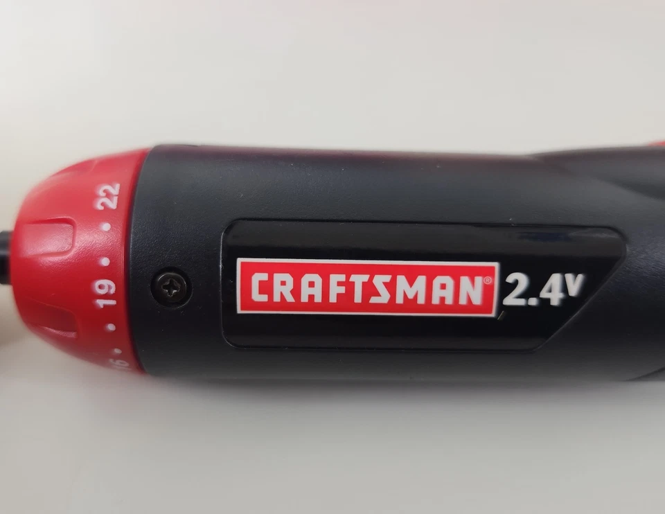 Herramienta reversible destornillador inalámbrico 2.4v Craftsman de colección NOS 911138 Foto 2 de 4