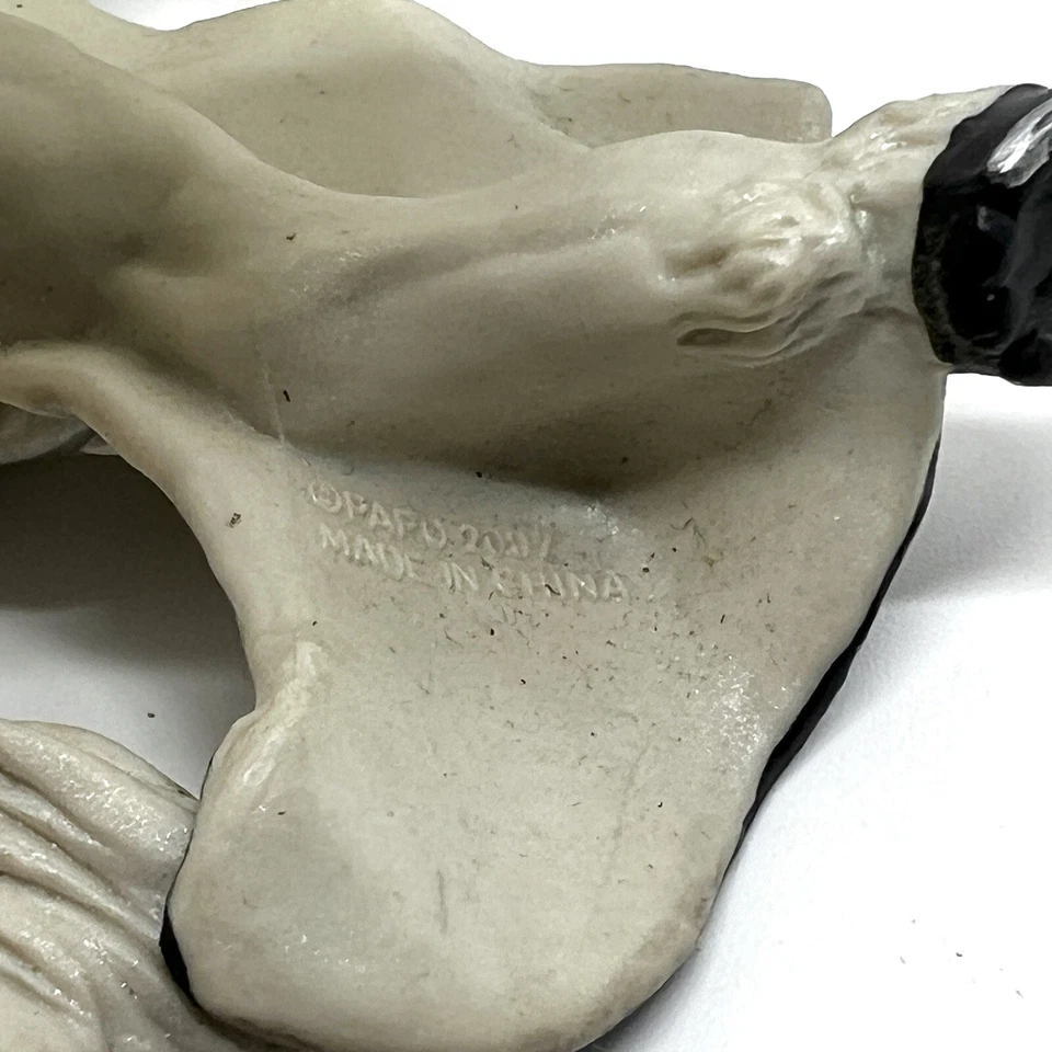 Caballero Medieval Unicornio Blanco + Caballero Caballo de Batalla 6" Papo PVC Figura 2007 Foto 4 de 4