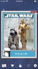 Topps Star Wars Digital Card Trader R2-D2 & C-3PO Prime Insert
