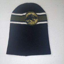 Jurrasic World Skull Cap/Beanie Black, Green  White