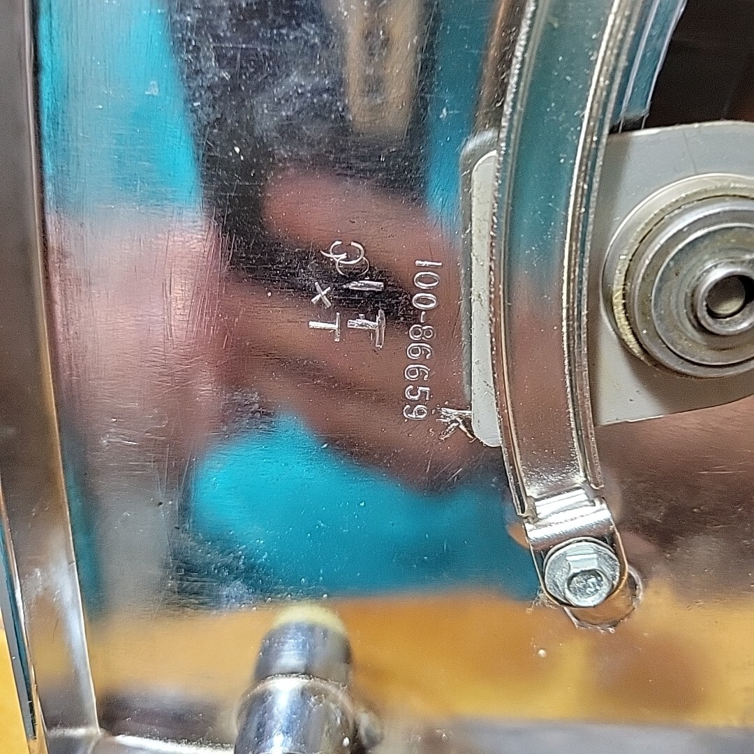 Vintage SUNBEAM Deluxe Mixmaster 12 Speed Mixer Retro Chrome & Brown TESTED 