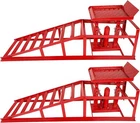 2PCS Auto Hydraulic Car Truck Service Ramp Lift Car Jack Lift Heavy Duty 10Ton