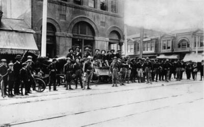 veterans Teddys Terrors at First Street and Broadway Los Angeles 1 - Old Photo