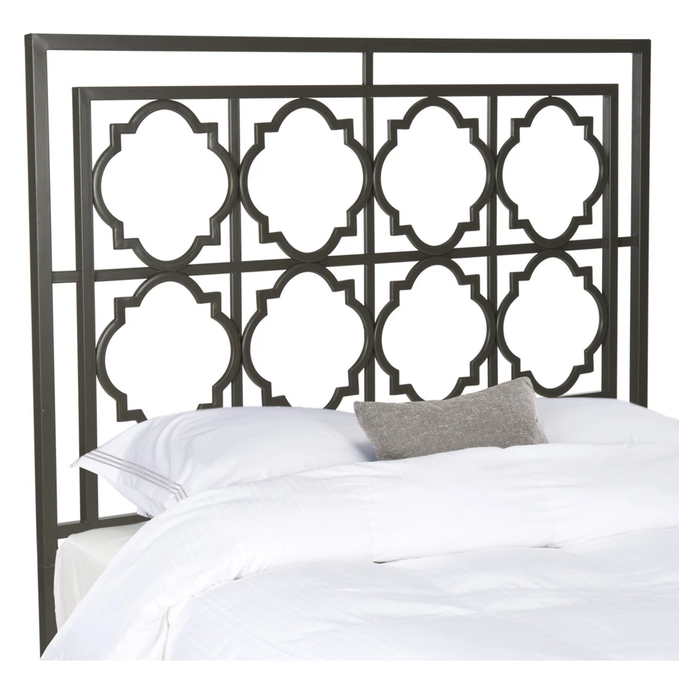 SAFAVIEH Silva Metal Headboard | Gunmetal | Queen | - Image 4 of 4