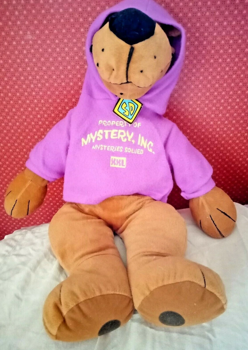 Scooby Doo Plush Stuffed Animal Purple Hoodie Mystery INC Sweatshirt | eBay