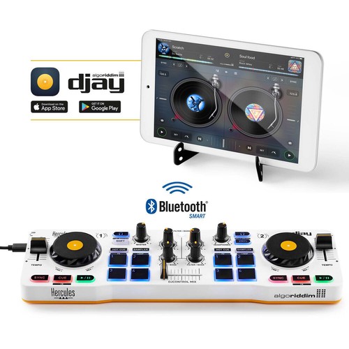 Paquete de controlador de software Hercules DJControl Mix con auriculares cerrados - Imagen 5 de 10