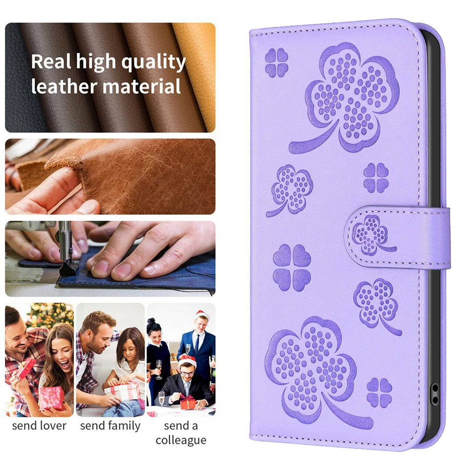 Case Magnetic Flip Leather Wallet Cover Fr iPhone 15 14 13 12 11 Pro Max XR Plus - Image 3 of 4
