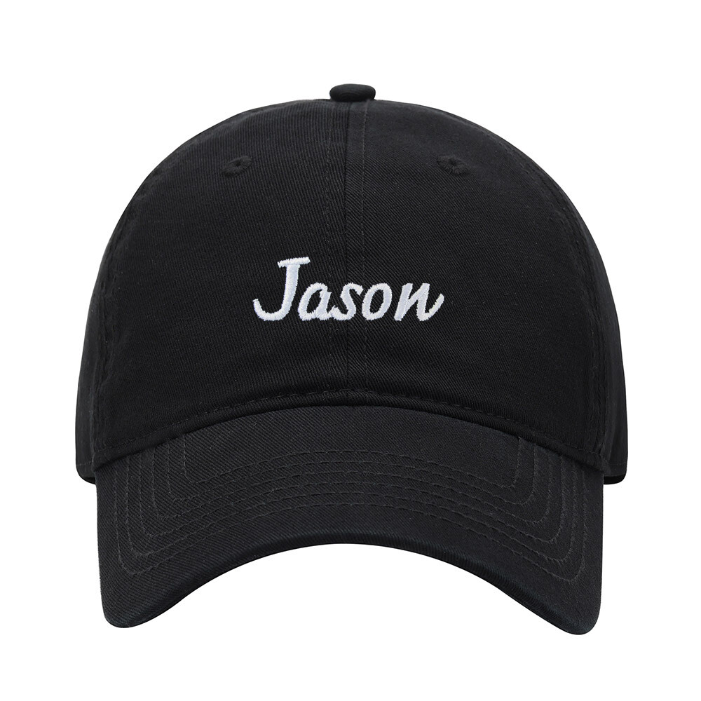 Baseball Cap Men Name Jason Gift Embroidered Washed Cotton Dad Hat Baseball Caps