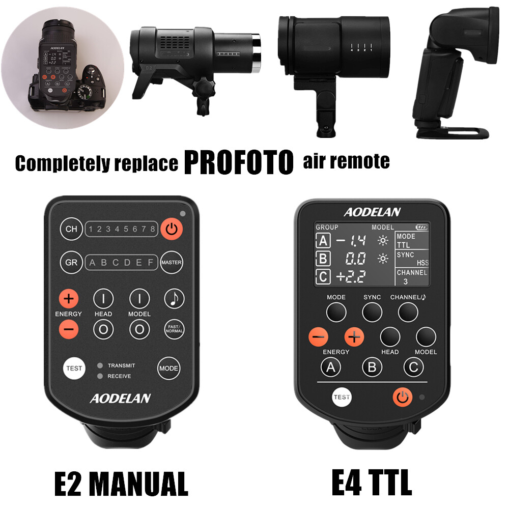 E4 Wireless Flash Trigger for Profoto A1 B2 B10 Replace Profoto Air TTL  Remote