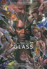 Glass - original DS movie poster - Alex Ross art - Bruce Willis 27x40 D/S