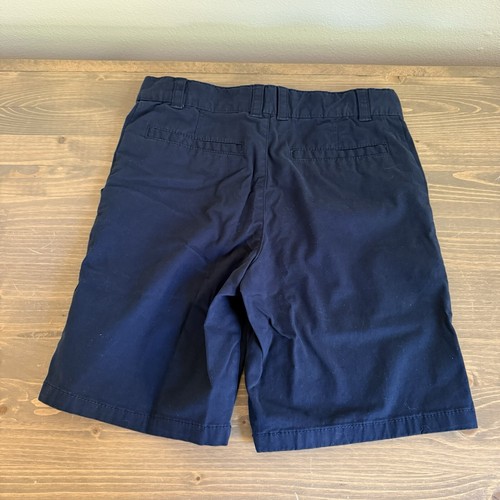 Cat & Jack Boys 10 Navy Blue Chino Uniform Shorts - Picture 3 of 3