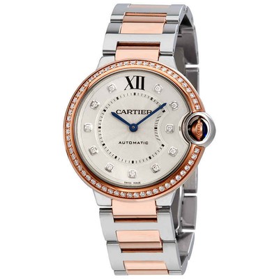 Cartier Ballon Bleu Automatic Silver 