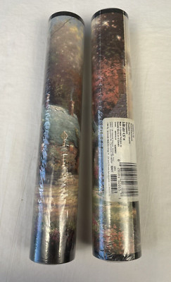 Vtg THOMAS KINKADE 2 Rolls Cobblestone Lane Imperial Wallpaper Border #30882110