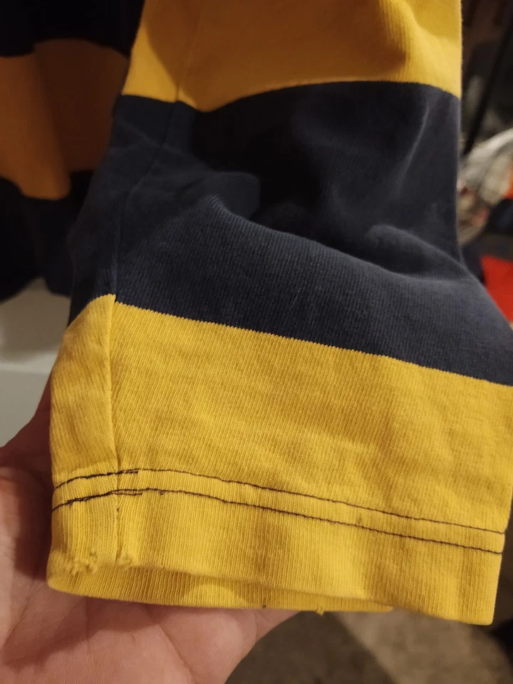 Camisa Polo Vintage de Ralph Lauren Crest Clásica de Rugby Talla Grande Foto 3 de 4