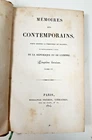 MEMOIRES DES CONTEMPORAINS SUR MIRABEAU T. 4 BOSSANGE 1824 HISTOIRE DE FRANCE