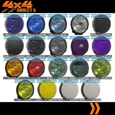 CUSTOM LIGHT COVERS FOR ULTRA VISION NITRO 80 19 COLOURS MADE TO ORDER