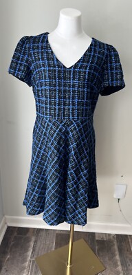 NWT Draper James ALine Tweed Dress 10