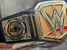 New Undisputed World Wrestling Championship Belt Replica Title Cena Side Plates