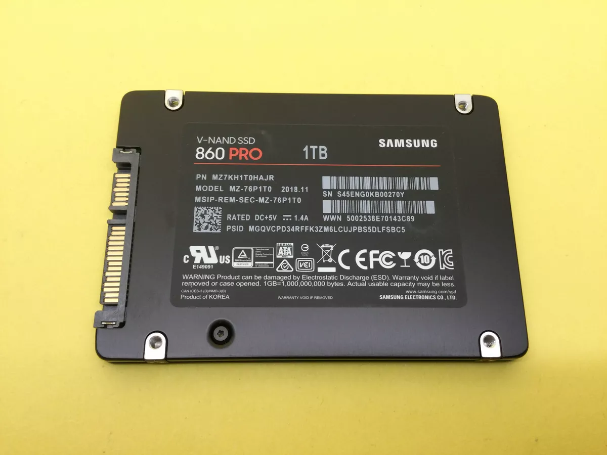 Samsung Series 1TB SATA3 V-NAND 2.5inch MZ-76P1T0 |