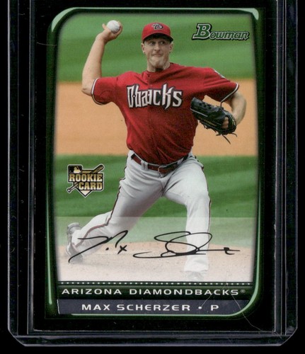 Max Scherzer #BDP33 2008 Bowman Chrome Draft card