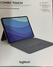 Logitech 920-010097 COMBO TOUCH IPAD PRO 12.9IN 5G KEYB CASE BACKLIT TRACKPAD OX