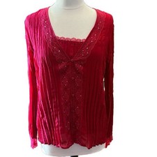 VTG Y2K Top Fairy 90s Peasant Tunic Top Flared Whimsigoth Sz XL