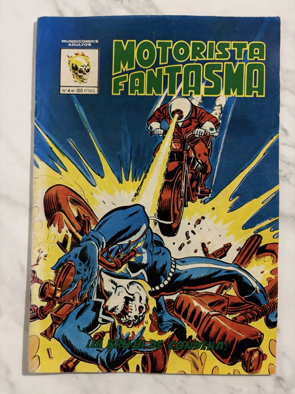 SPANISH GHOST RIDER #53 54 * MOTORISTA FANTASMA #4 * LOPEZ ESPI VARIANT * RARE 