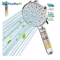Duschkopf Wassersparend Mit Filter 6 Strahlarten Hochdruck Handbrause