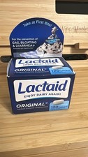 Lactaid Original Strength Lactose Intolerance Pills, 9000 FCC Natural Lactase En