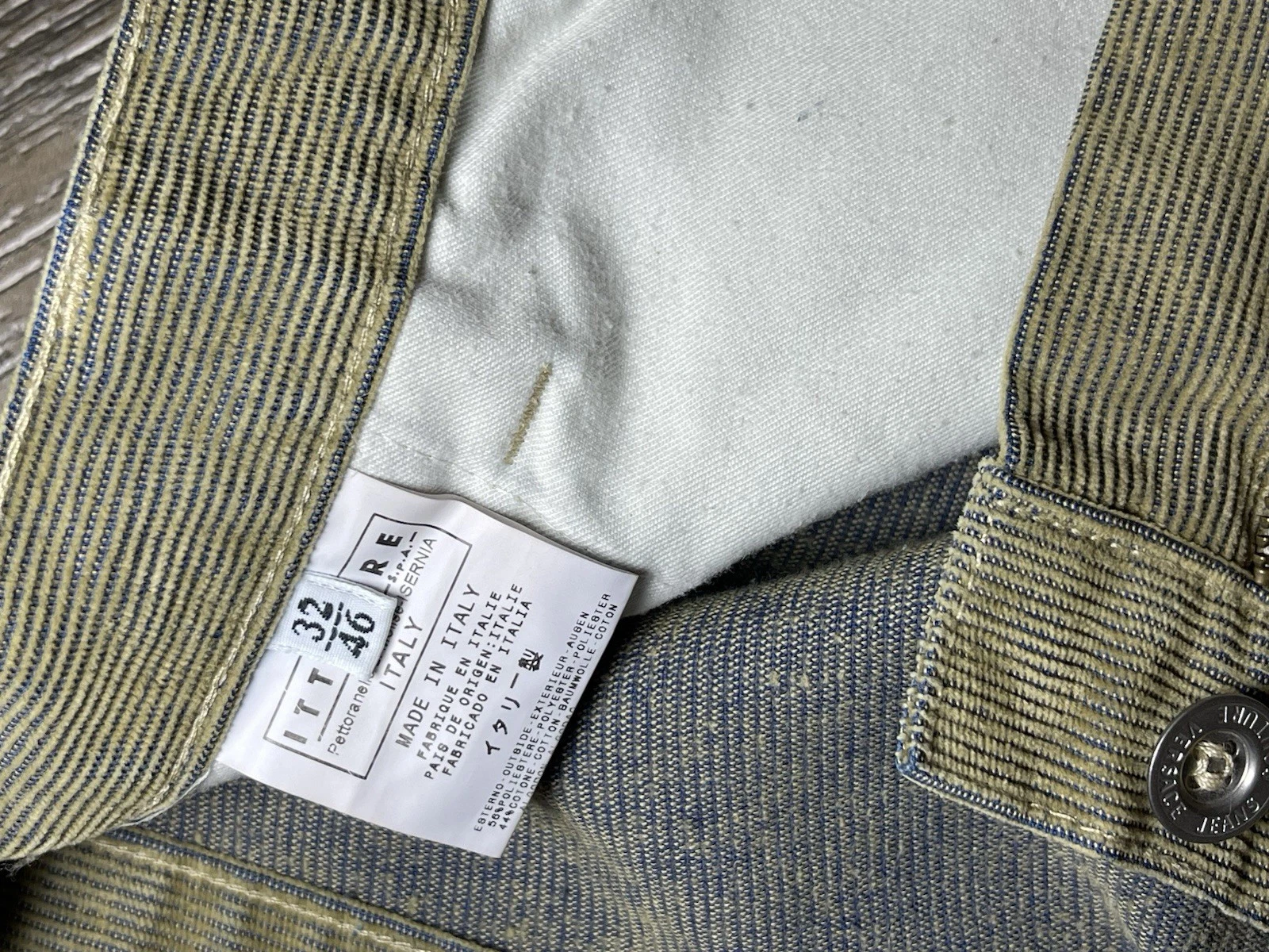 Versace Jeans Pantaloni Couture Uomo 32 46 Pantaloni Velluto a coste