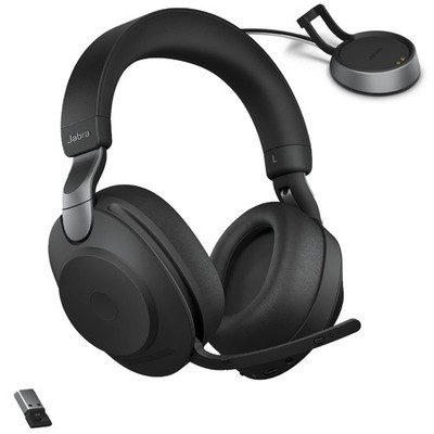 Jabra Evolve2 85 - USB-A UC Stereo Stand - Black Wireless Headset/Music