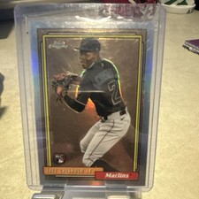 2021 Topps Update 1992 Redux Chrome Jazz Chisholm Jr. Rookie #TC92-26 Marlins