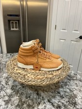 Rare NWOB. Retro REEBOK FREESTYLE HI BUTTERSCOTCH SOFT LEATHER WOMENS 7.5