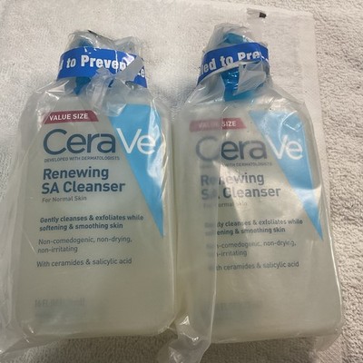 2X Cerave Renewing SA Cleanser for Rough Skin 16 Oz (30187247908)