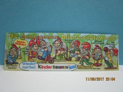 BPZ Die ganz neuen Blumentopfzwerge 1990 100% Original