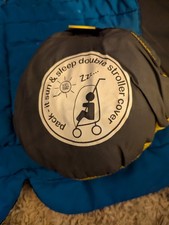 Koo-di Pack It Sun & Sleep Double Stroller Cover Pushchair Buggy Sun Shade Black