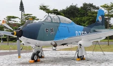 AIDC T-CH-1 Chung Hsing Mahogany Desk Wood Airplane New Model Small Scale 1/48