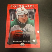 CONNOR CAPONI PORTRAITS CARDIFF DEVILS SERIES 1 25/26 HOCKEY  CARD