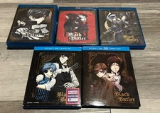 Black Butler: Seasons/Collections 1 2 3 Movies DVD + Bluray Set Lot Authentic US