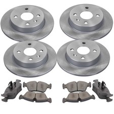 BREMBO Bremsscheiben voll vorne+hinten+Bremsbeläge für Mercedes Kombi T-Model