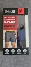 Duluth Trading Men's Buck Naked Underwear Boxer Brief 3-pack MEDIUM